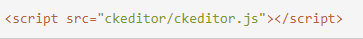 WYSIWYG CKEditor script